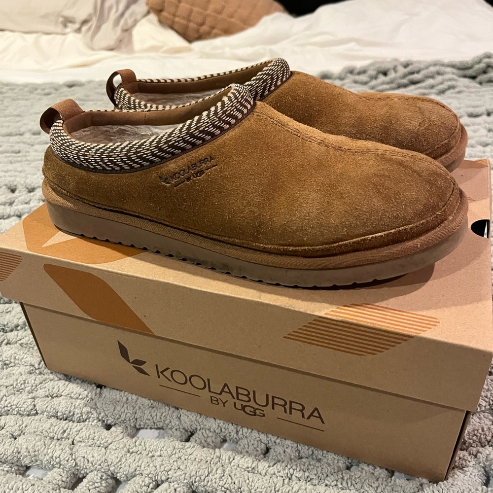UGG Men's Tan Slip-On Loafers